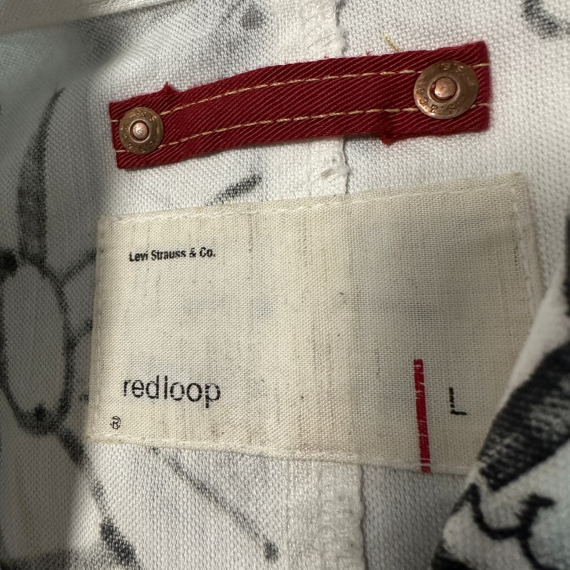 LEVI'S redloop graffiti  jacket vintage 상품이미지3