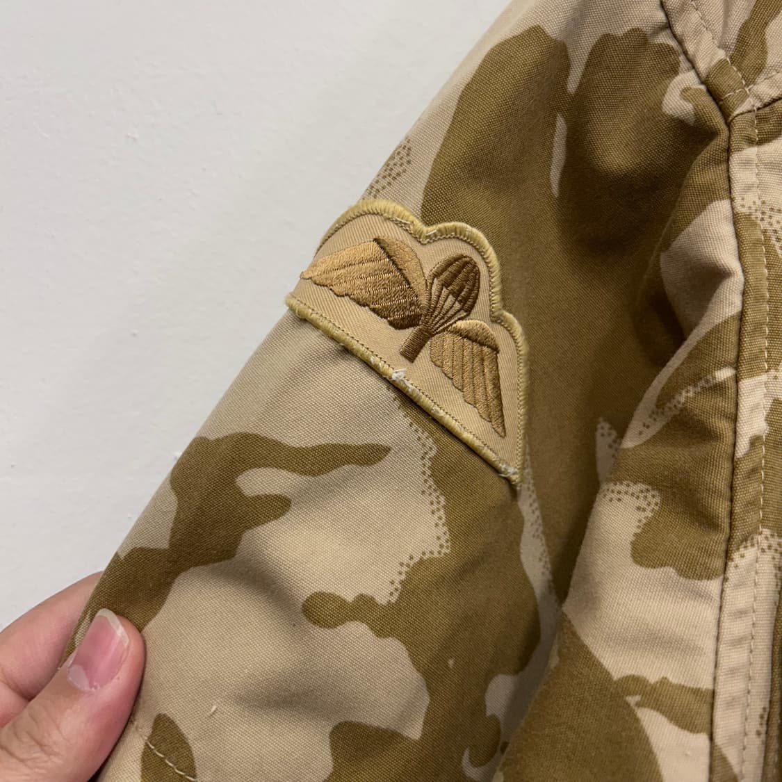 영국군 사막 위장 SAS 방풍 스모크 자켓 상품이미지4