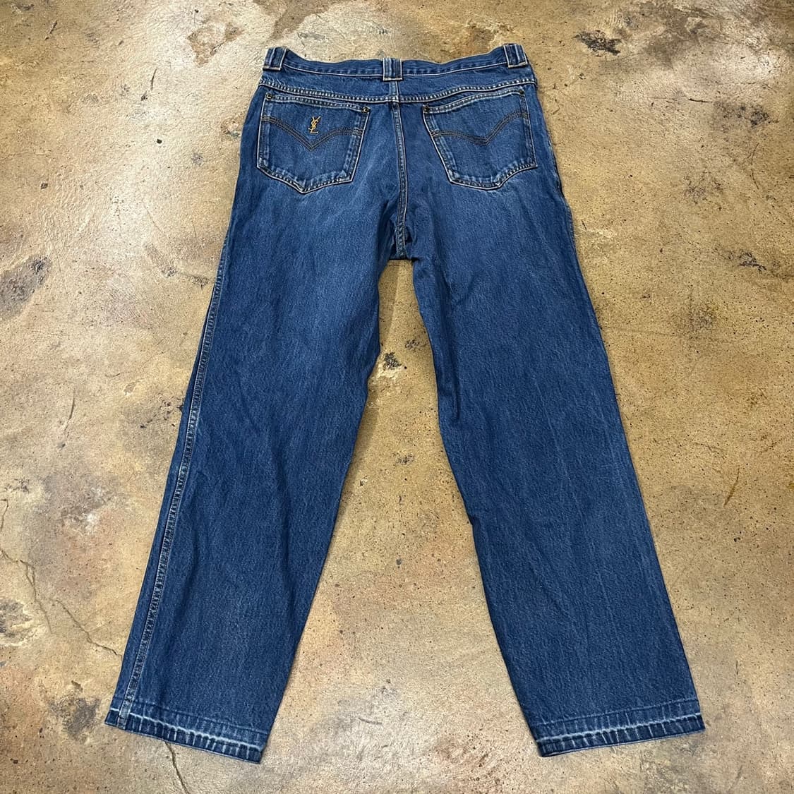 [정품/50] 입생로랑 청색 데님 청바지 b8 상품이미지3