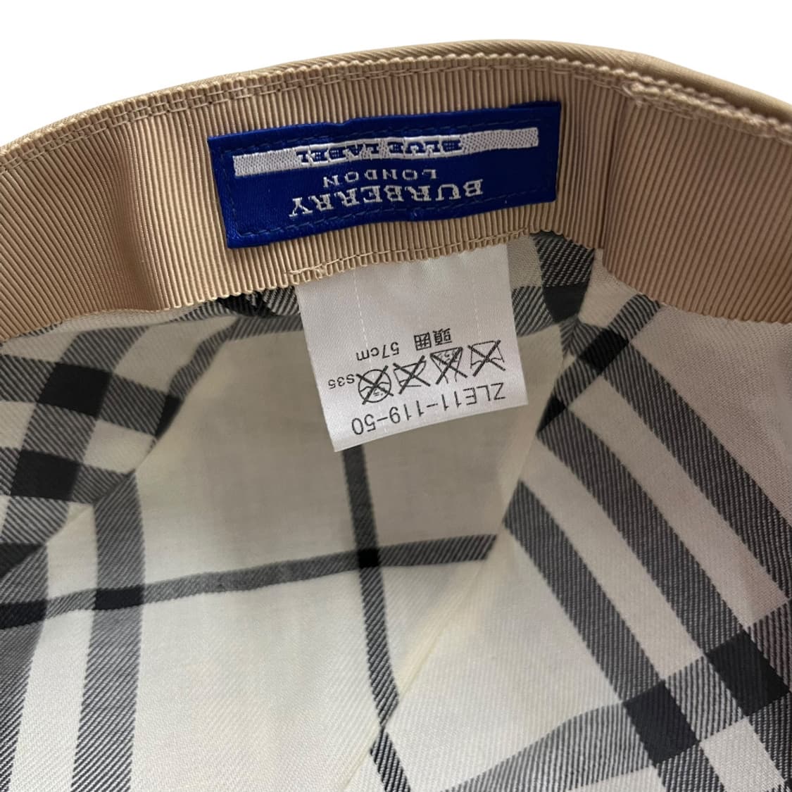 버버리 브라운 사이드로고 헌팅캡 상품이미지10