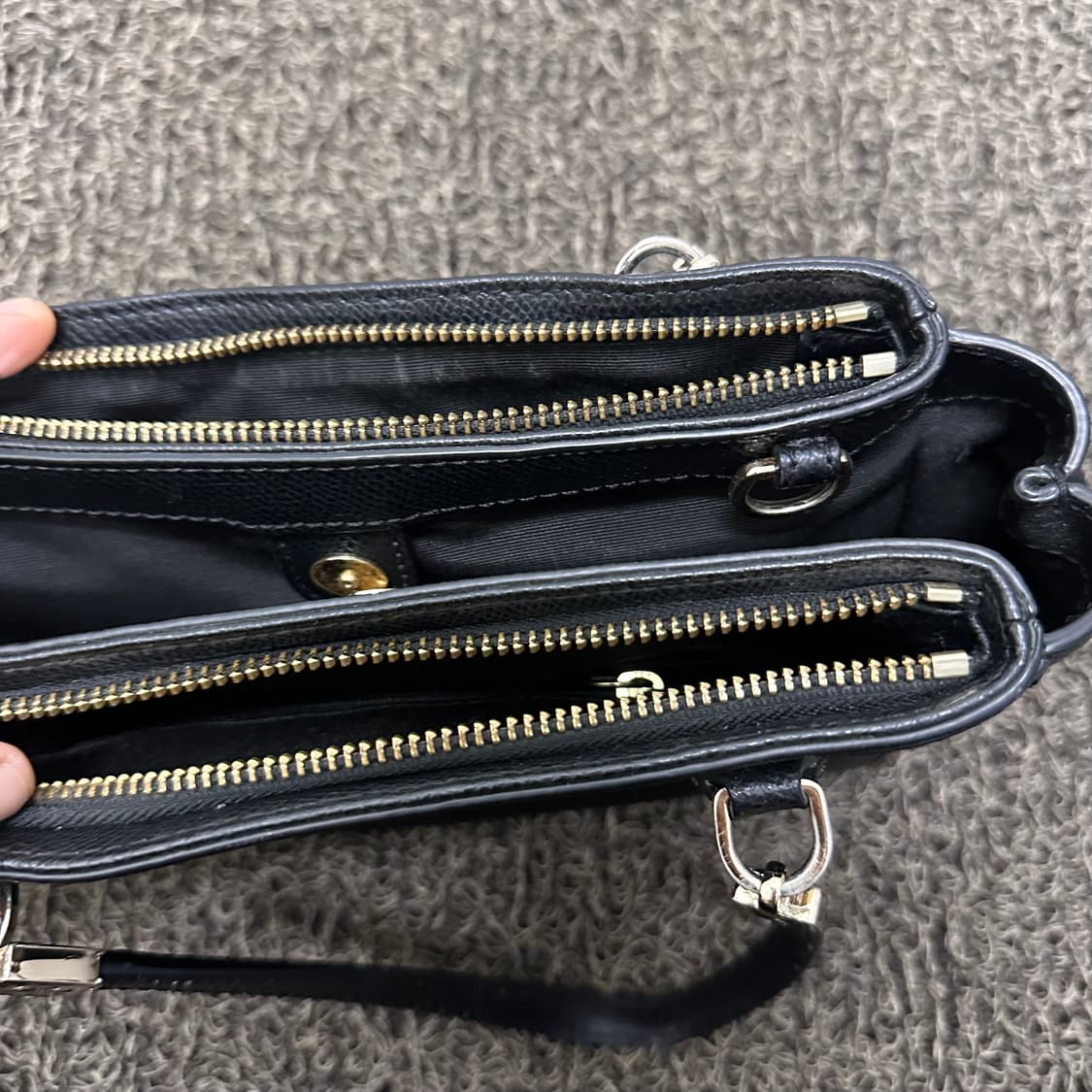 COACH 코치 정품 숄더 크로스백 블랙 상품이미지6