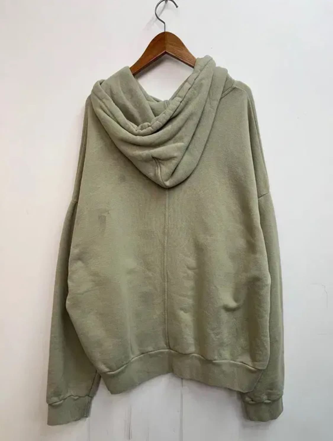 (3) 언유즈드 스웨트 후드 세이지 그린 상품이미지2