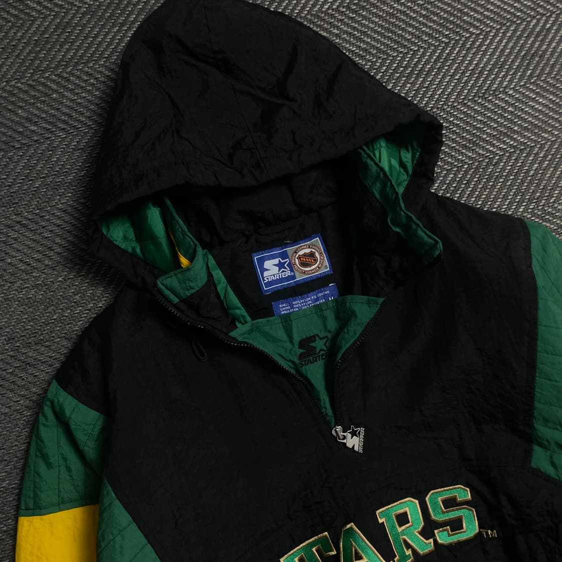 90s 스타터 NHL 박시핏 아노락 빅로고 자켓y 5616 상품이미지4