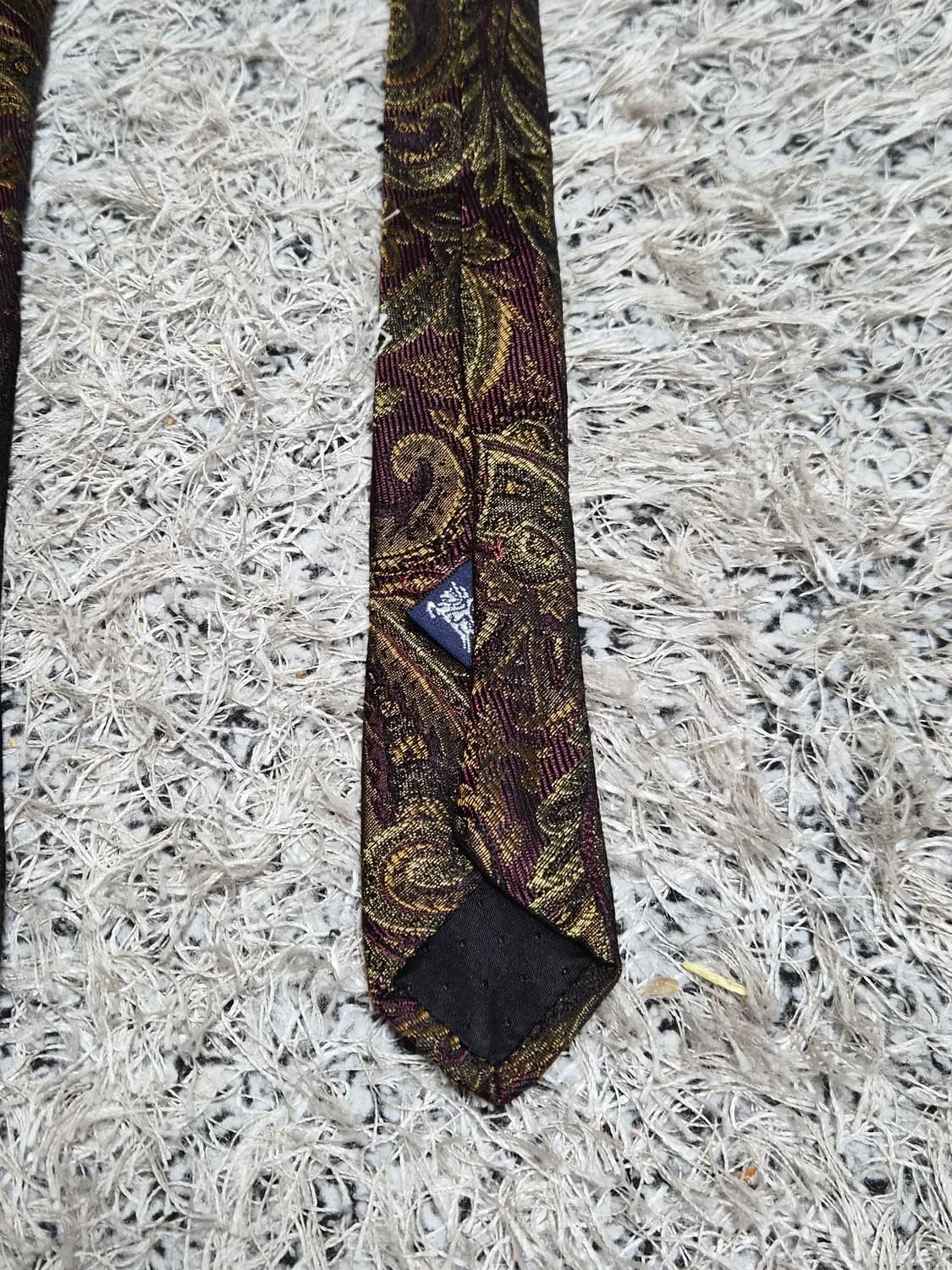 버버리Burberry 페이즐리 패턴 넥타이 Free - N56 상품이미지7