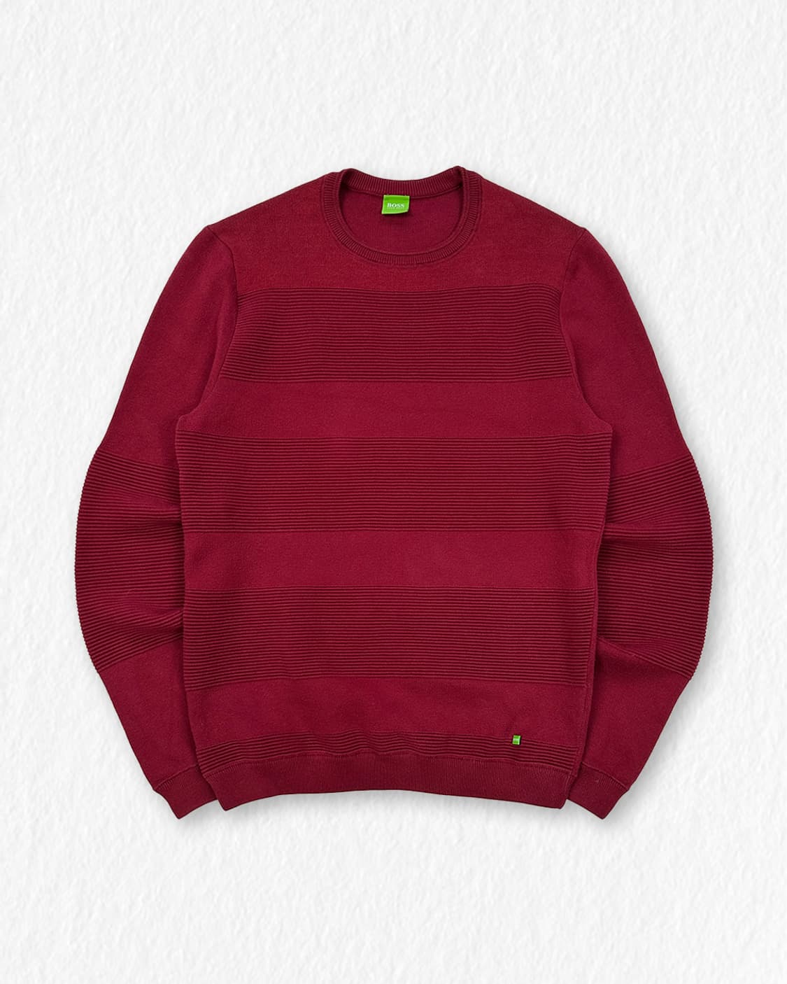 휴고보스 골 디자인 니트 와인 상품이미지1