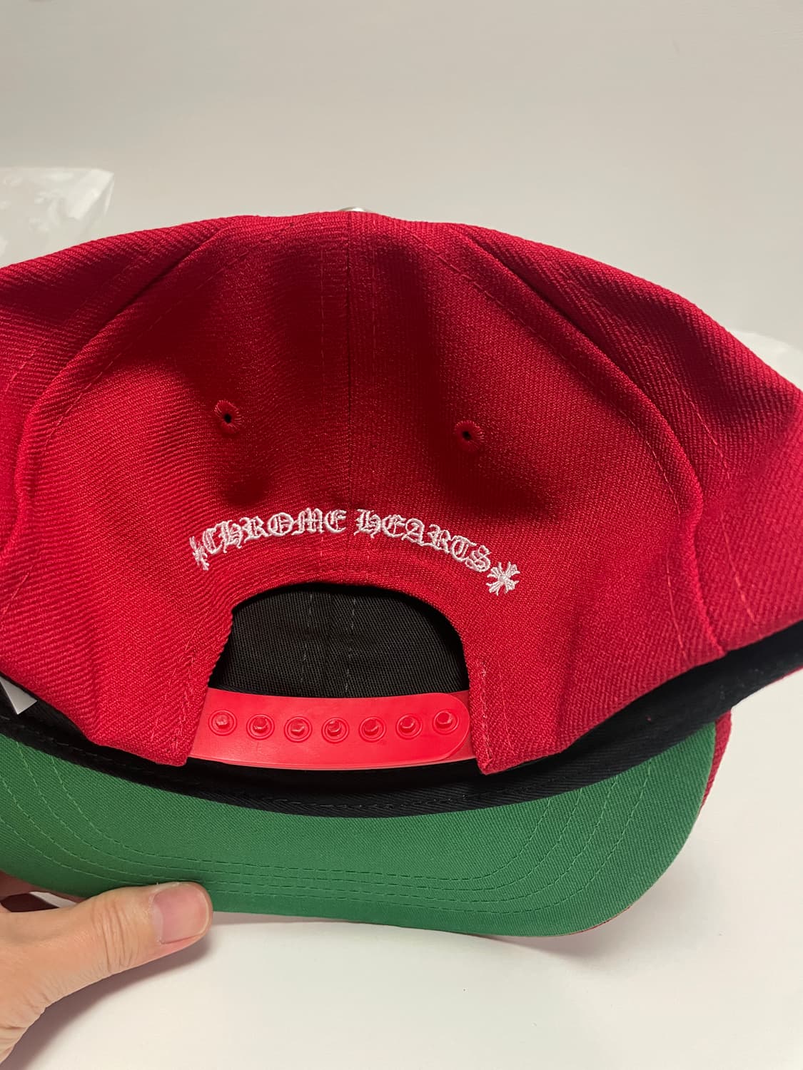 크롬하츠 CH 화이트 레드 신상 모자 팜 상품이미지2