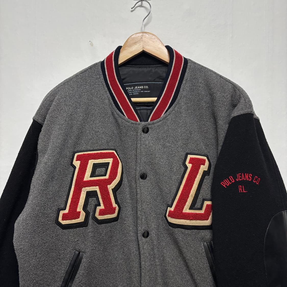 폴로진스 울 바시티 자켓 상품이미지2