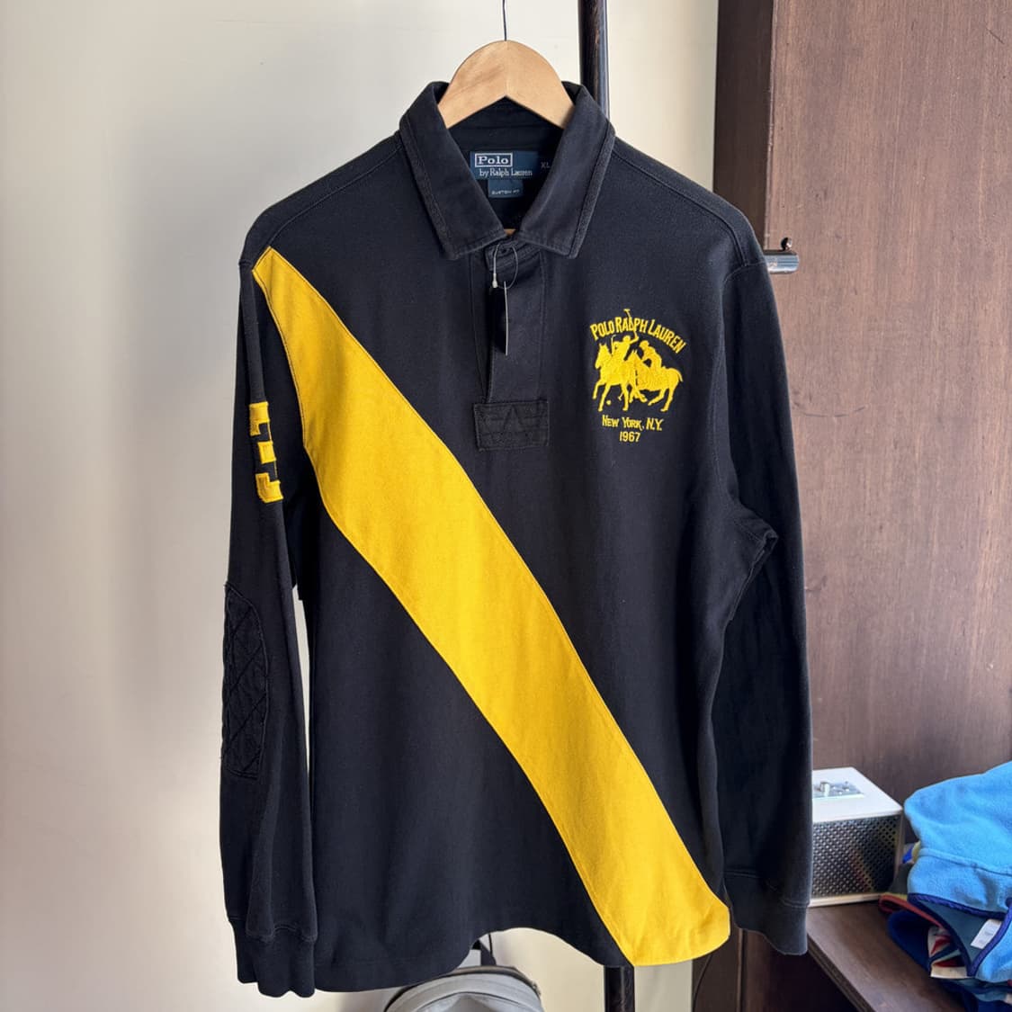 16095 - 폴로 랄프로렌 블랙 빅로고 럭비티 상품이미지2