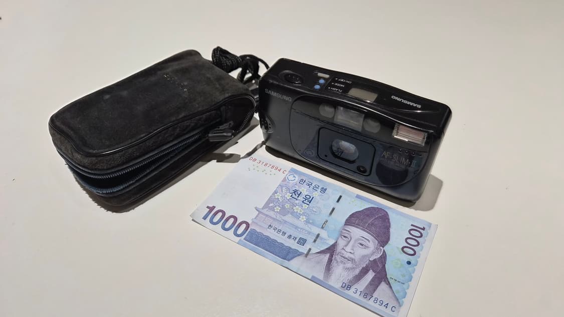 작례O 명작 해외 극찬 삼성 af 슬림 2 초소형 필름카메라 빈티지 필카 상품이미지1