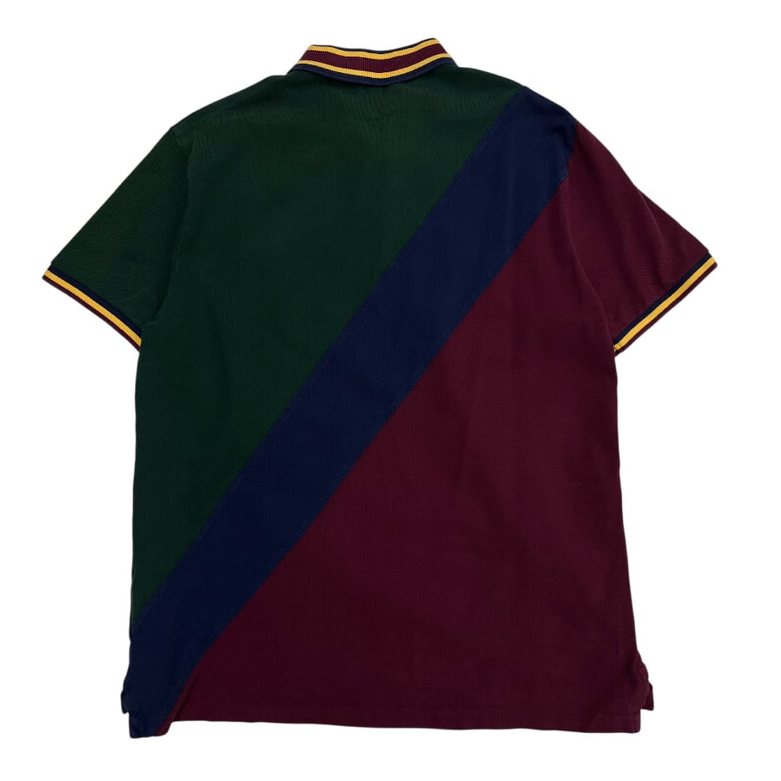 폴로 랄프로렌 골드 빅포니 배색 카라 반팔 L 상품이미지3