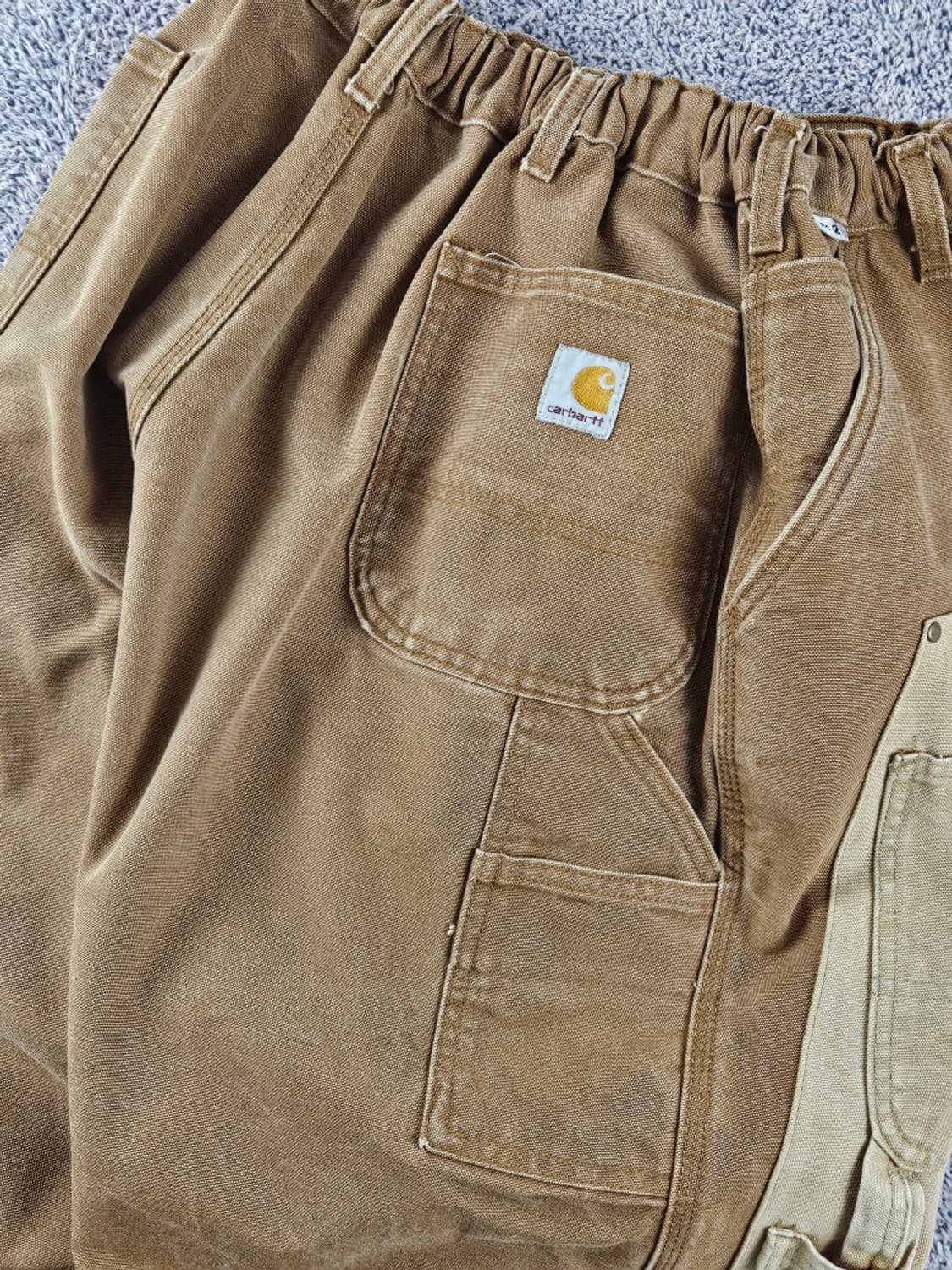 칼하트 밴딩 리워크 커스텀 더블니카펜터 워크 팬츠(46X30)/10851 상품이미지8