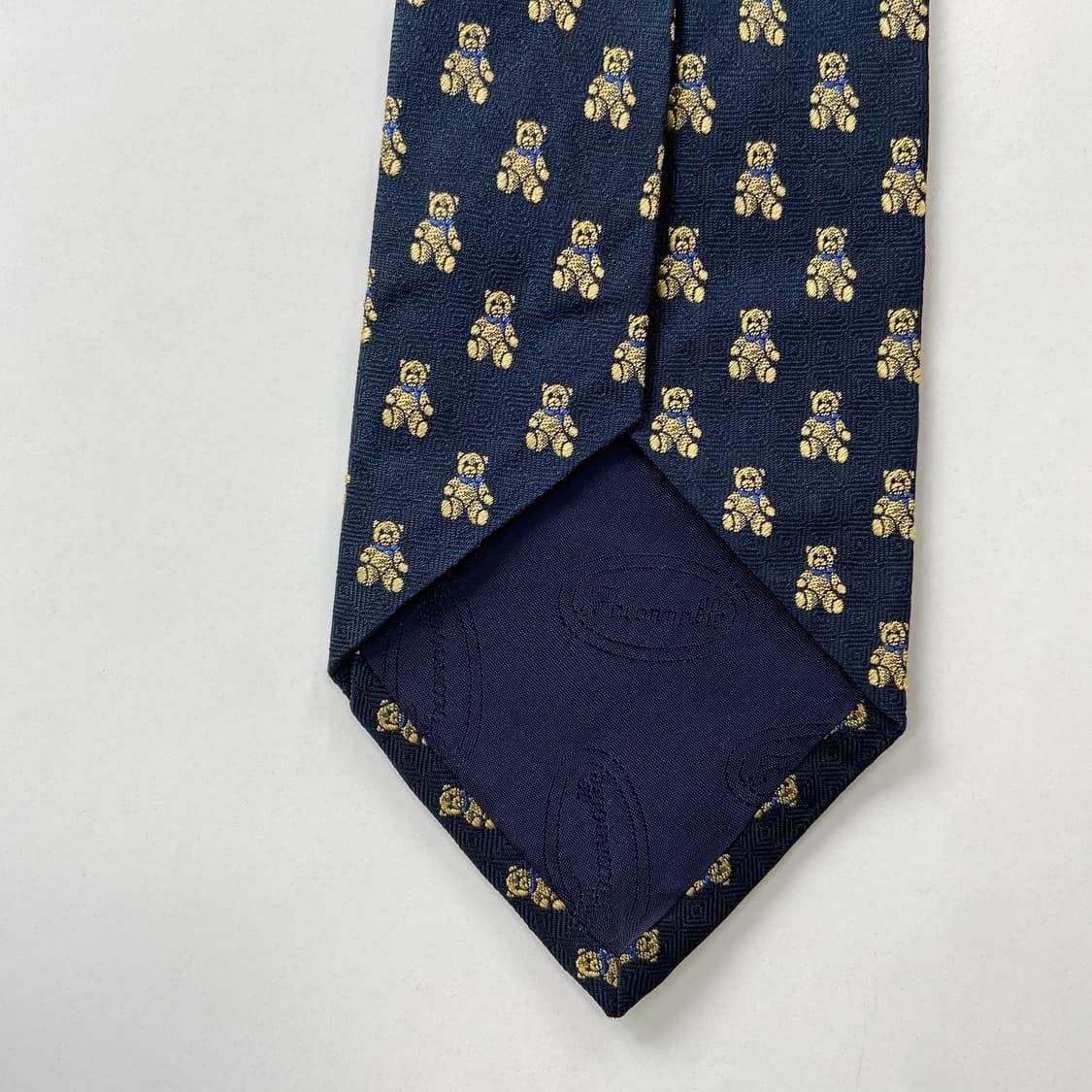 Tanimura 곰돌이 실크 넥타이 상품이미지6