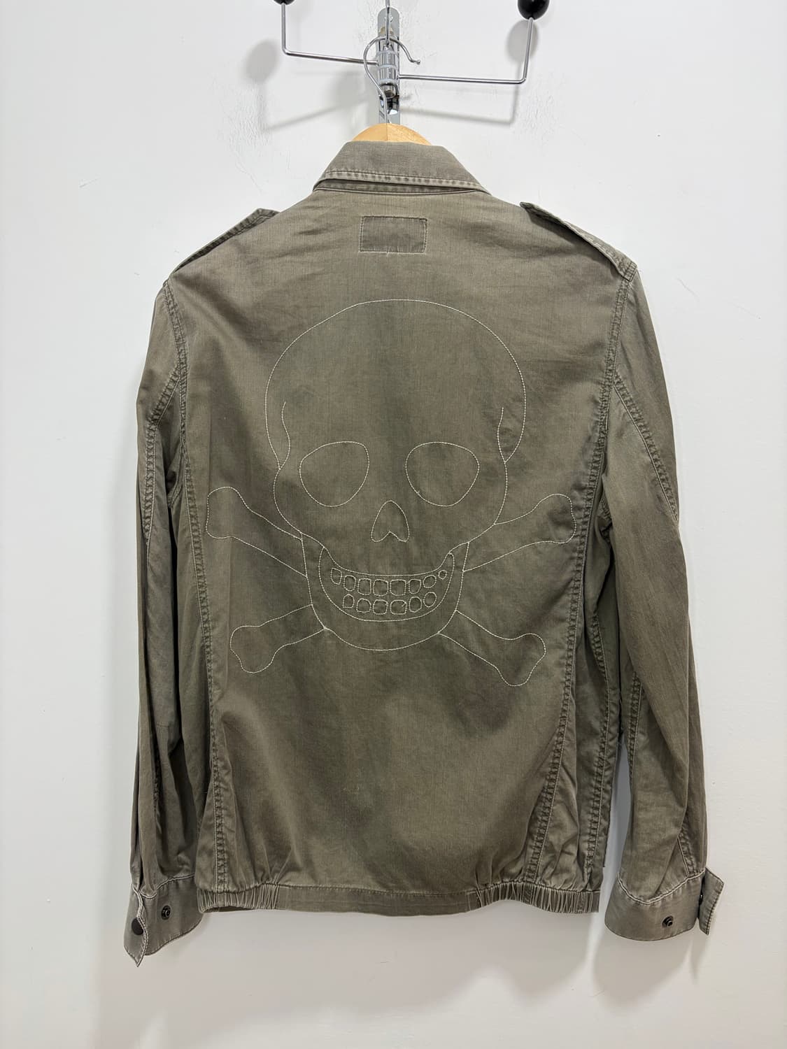 PPFM 카키 해골 스컬 자켓 상품이미지9