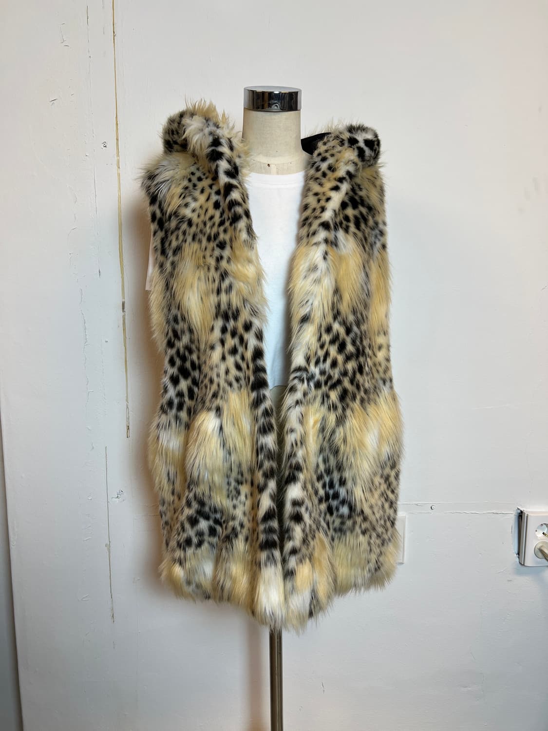 O107 빈티지 모리/러블리/펑크/Y2K 엣지퍼베스트 F 상품이미지1