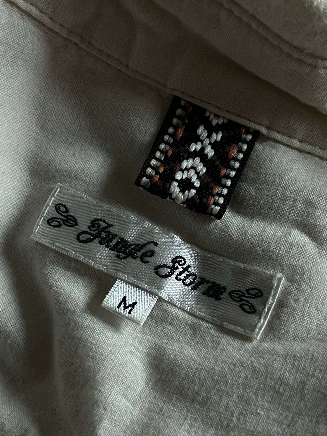 보헤미안 부클린넨 셔츠 상품이미지2