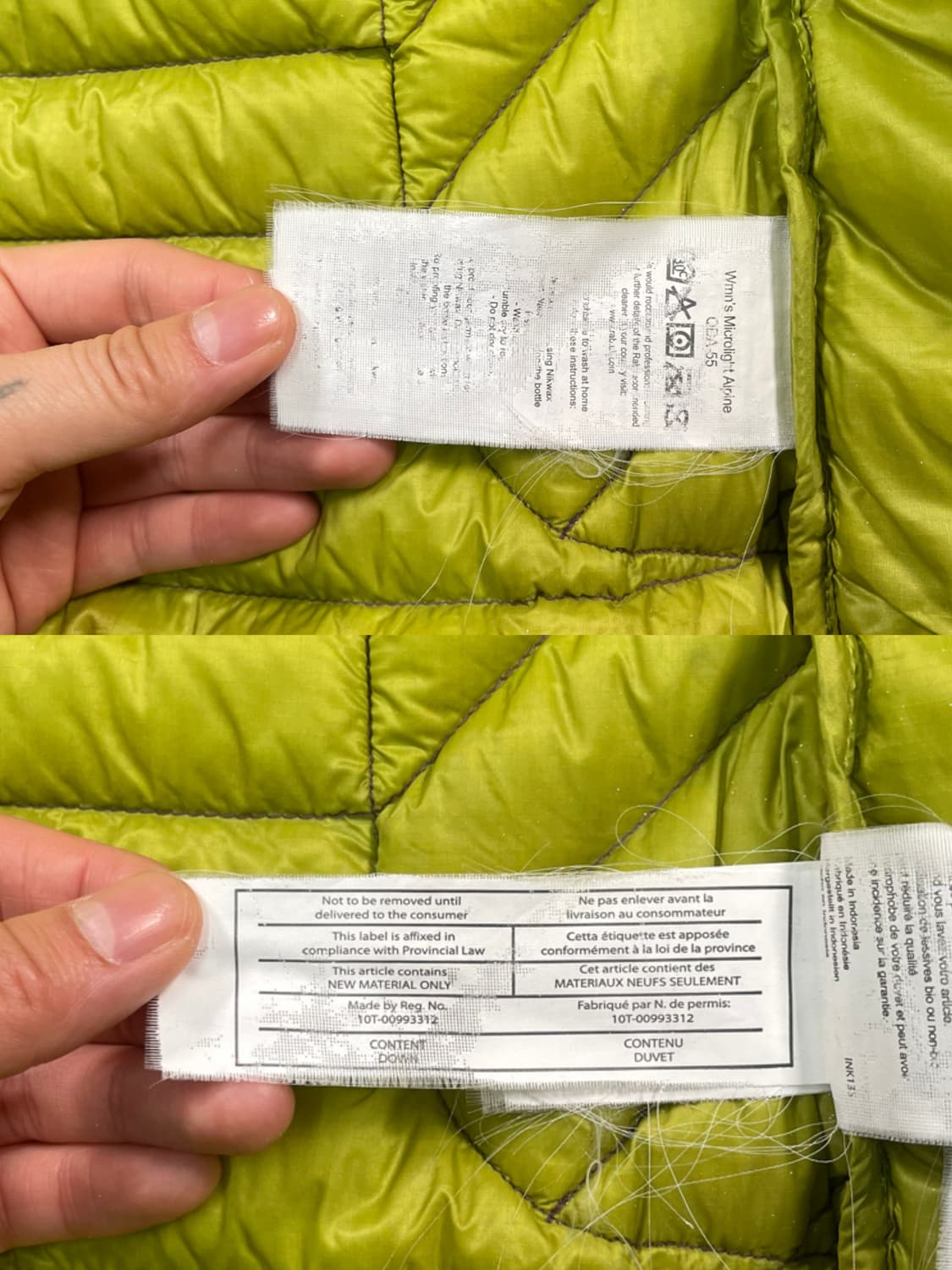 RAB 마이크로라이트 후디드 경량 패딩 상품이미지7