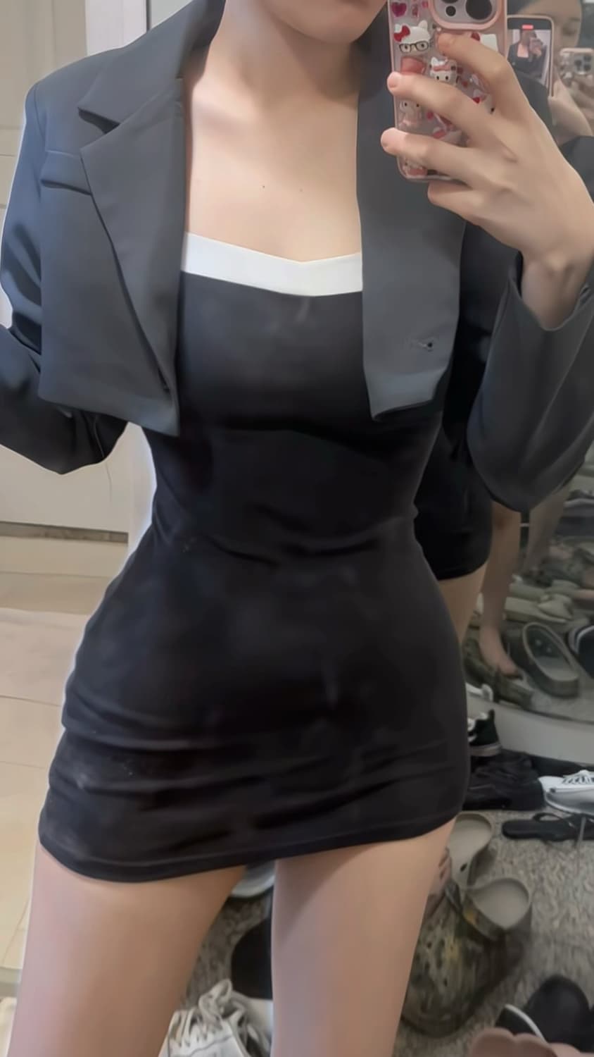 진그레이 키치 투피스 상품이미지2