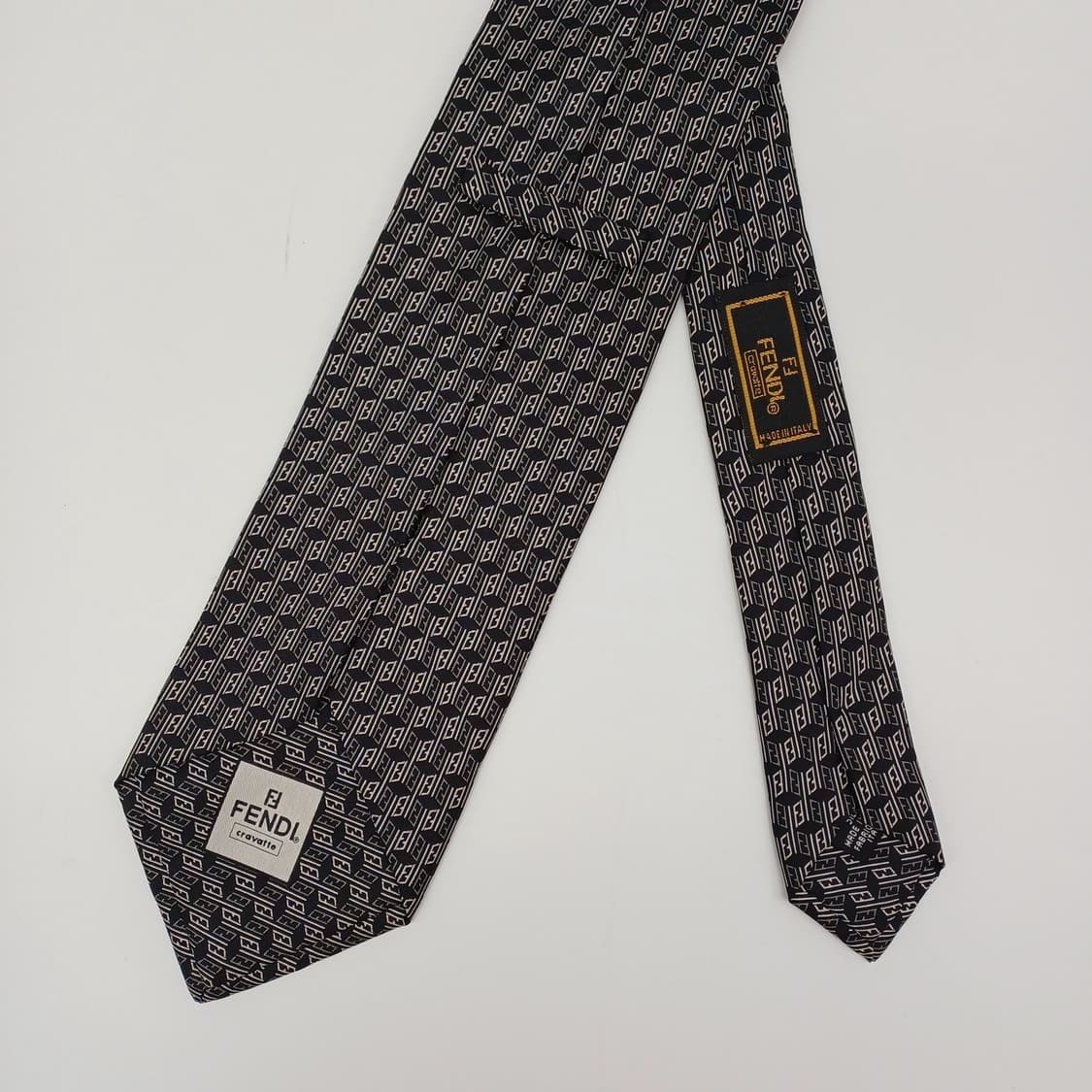 FENDI 펜디 실크 넥타이 [BCF11734-136-1] 상품이미지2