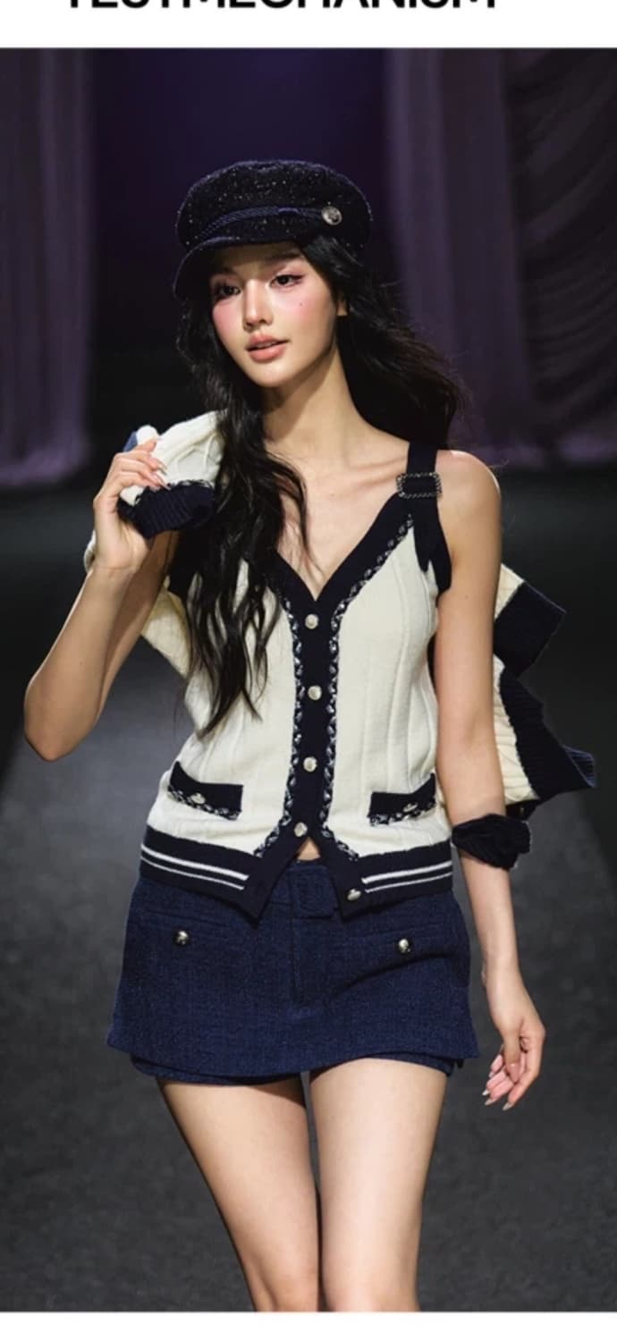 TESTMECHANISM 브랜드의 니트 셋업 새상품 상품이미지2