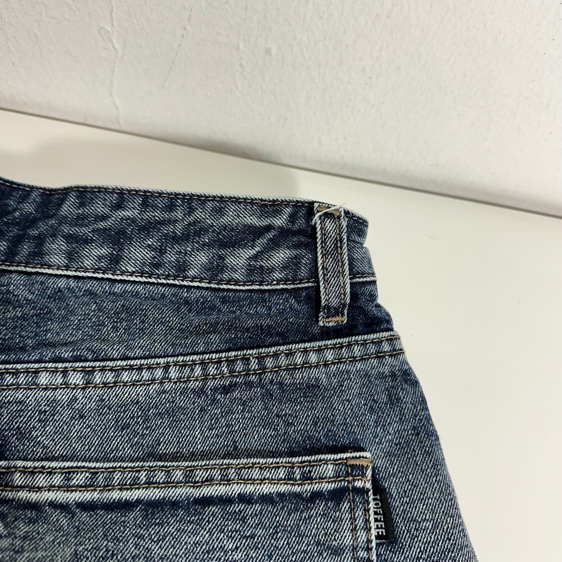 M 토피 진청 세미벌룬핏 데님팬츠 상품이미지6