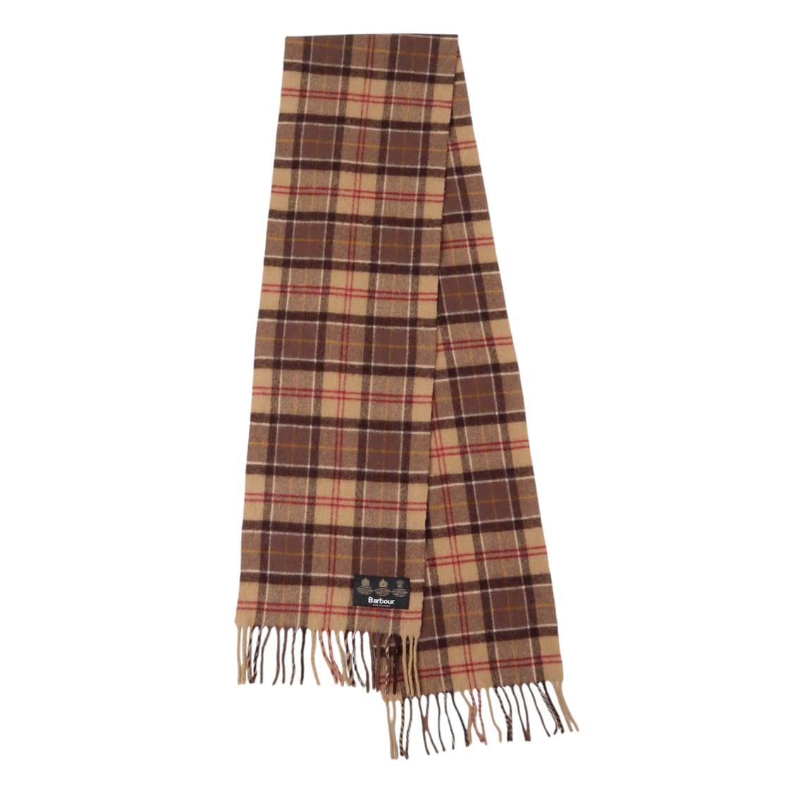 바버 베이지 체크 울 머플러 상품이미지4