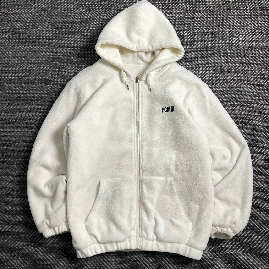 FCMM 빅로고 누빔 플리스 후드 집업 y 4485 상품이미지5