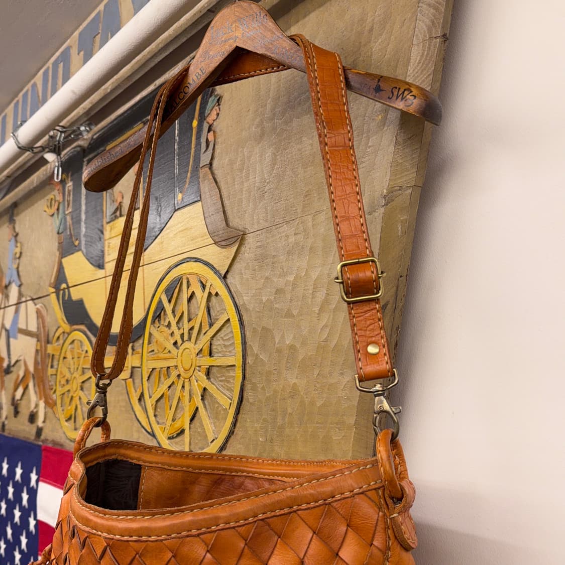 Robita 카우레더 위빙 숄더백 상품이미지6