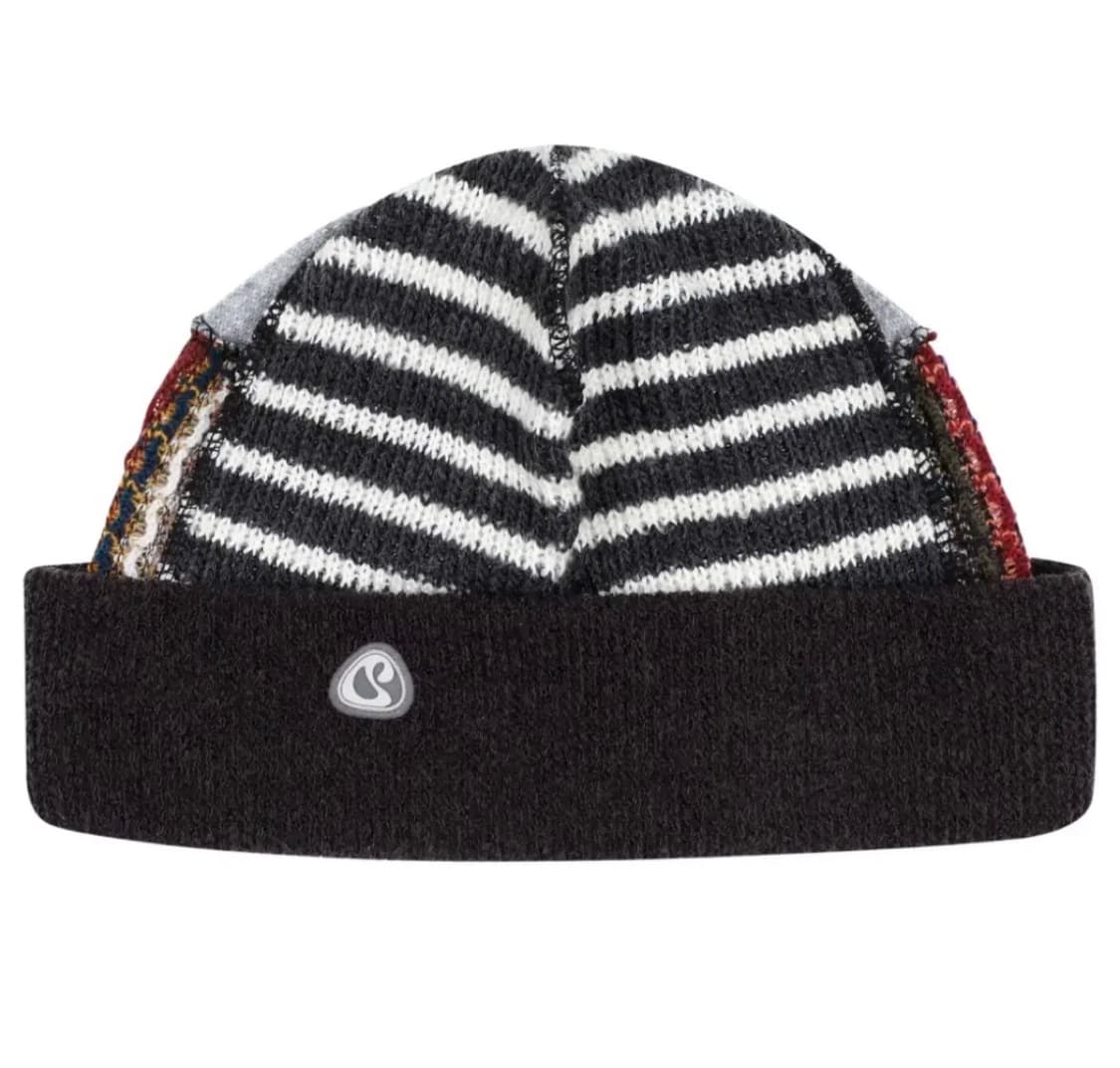 코이세이오 COYSEIO 패치워크 비니 브라운 상품이미지1