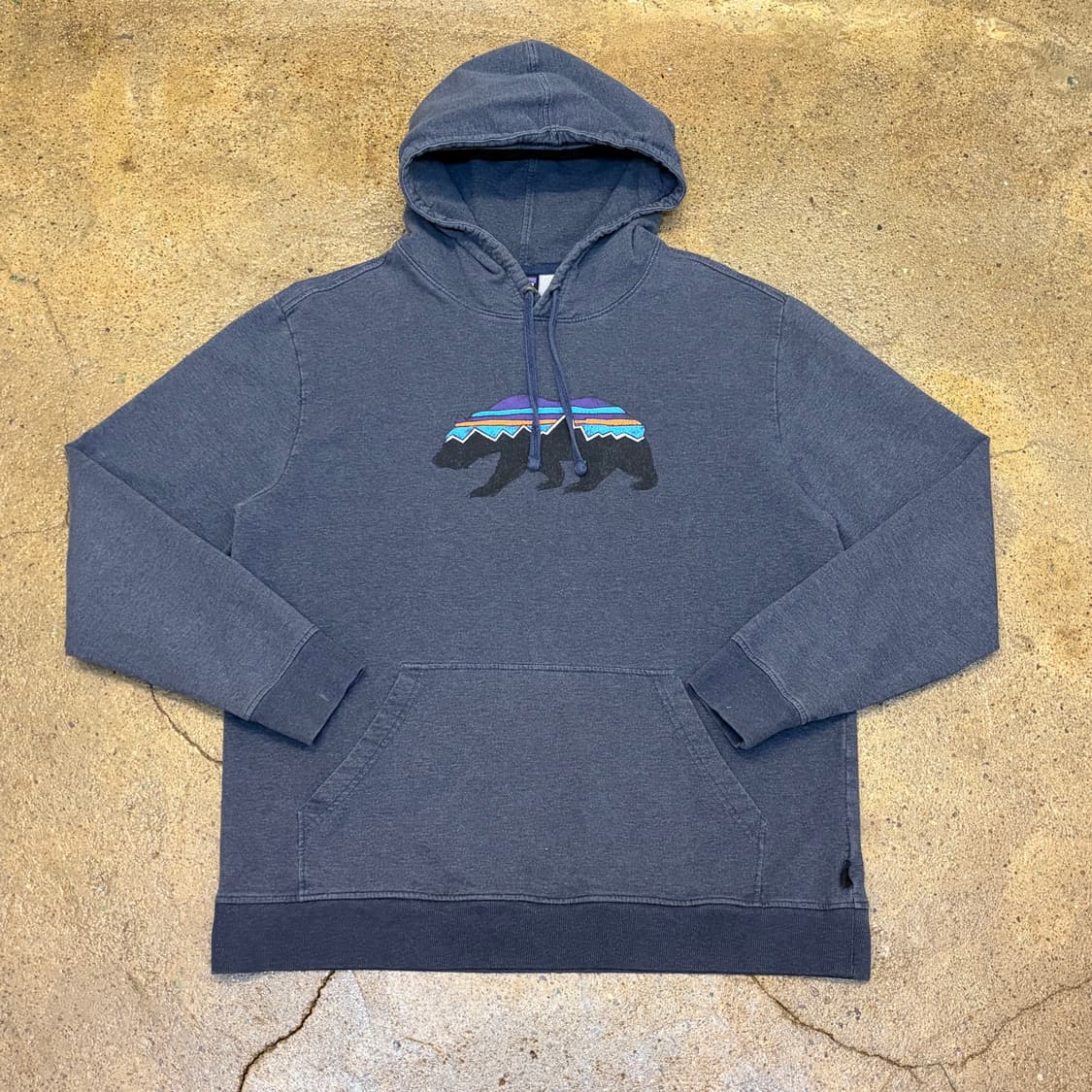 USA 빈티지 파타고니아 빅베어 로고 후드티 상품이미지1