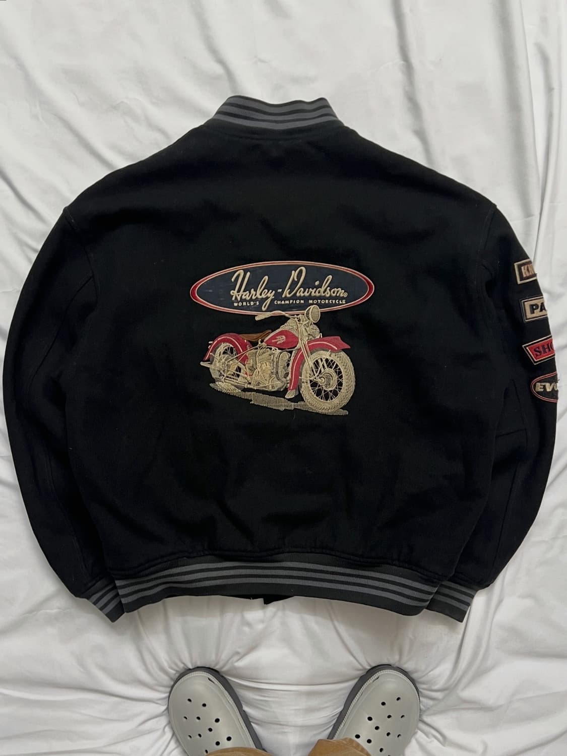 할리데이비슨 블루종 바시티자켓 상품이미지2