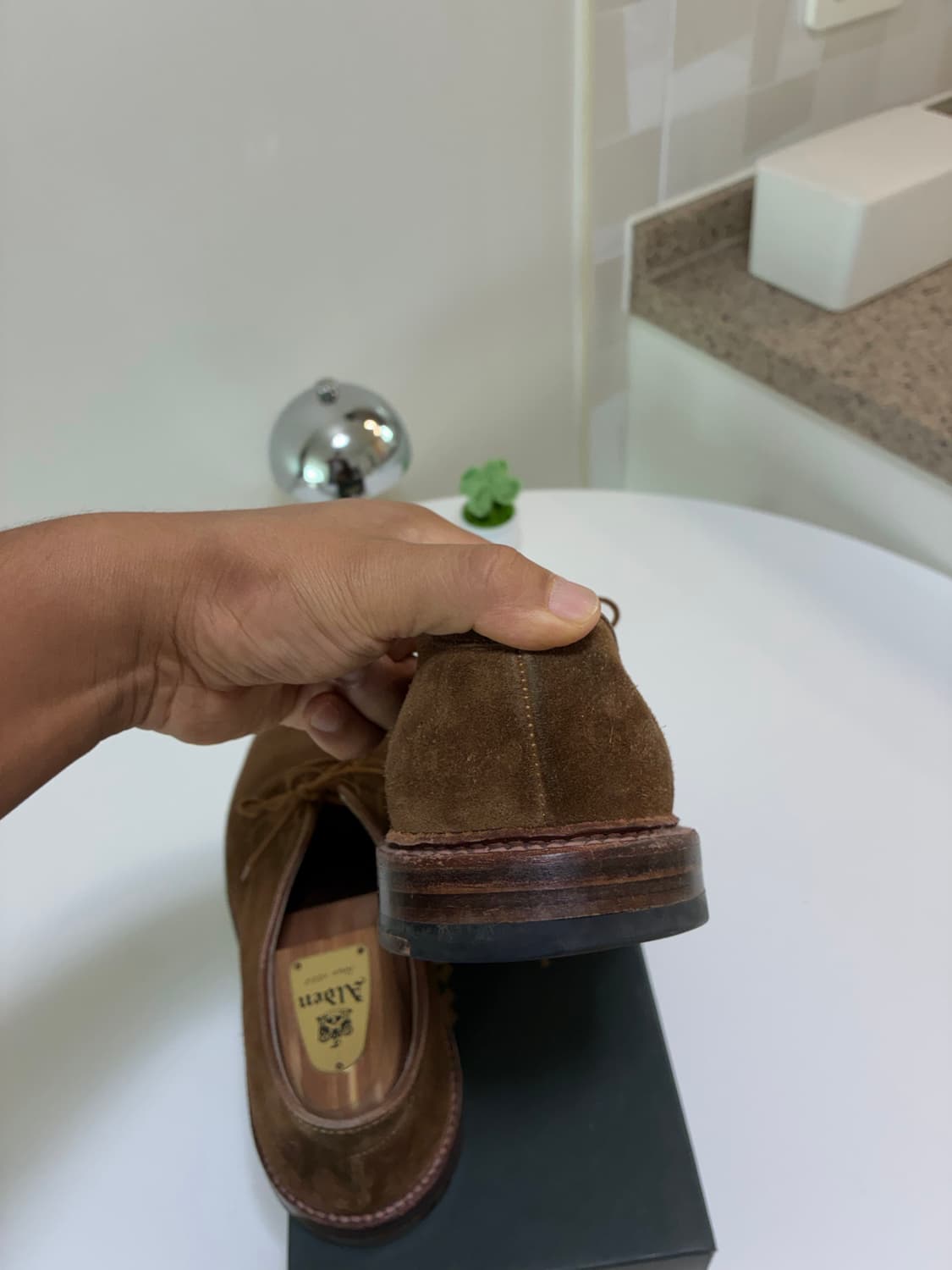 알든 29336f 스너프스웨이드 언라인드 더비 8.5 c/e 상품이미지4