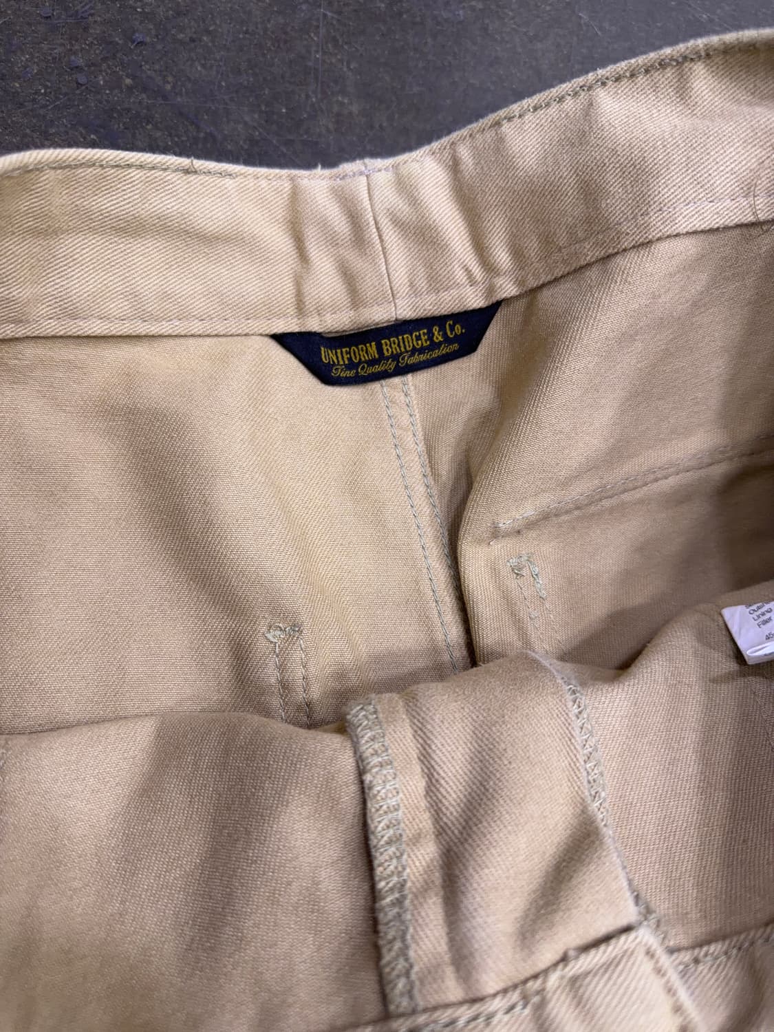 유니폼브릿지 퍼티그팬츠 베이지 XL 상품이미지7
