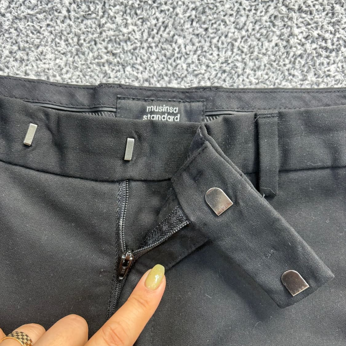 34 무신사스탠다드 슬랙스 바지 0601J1 상품이미지2