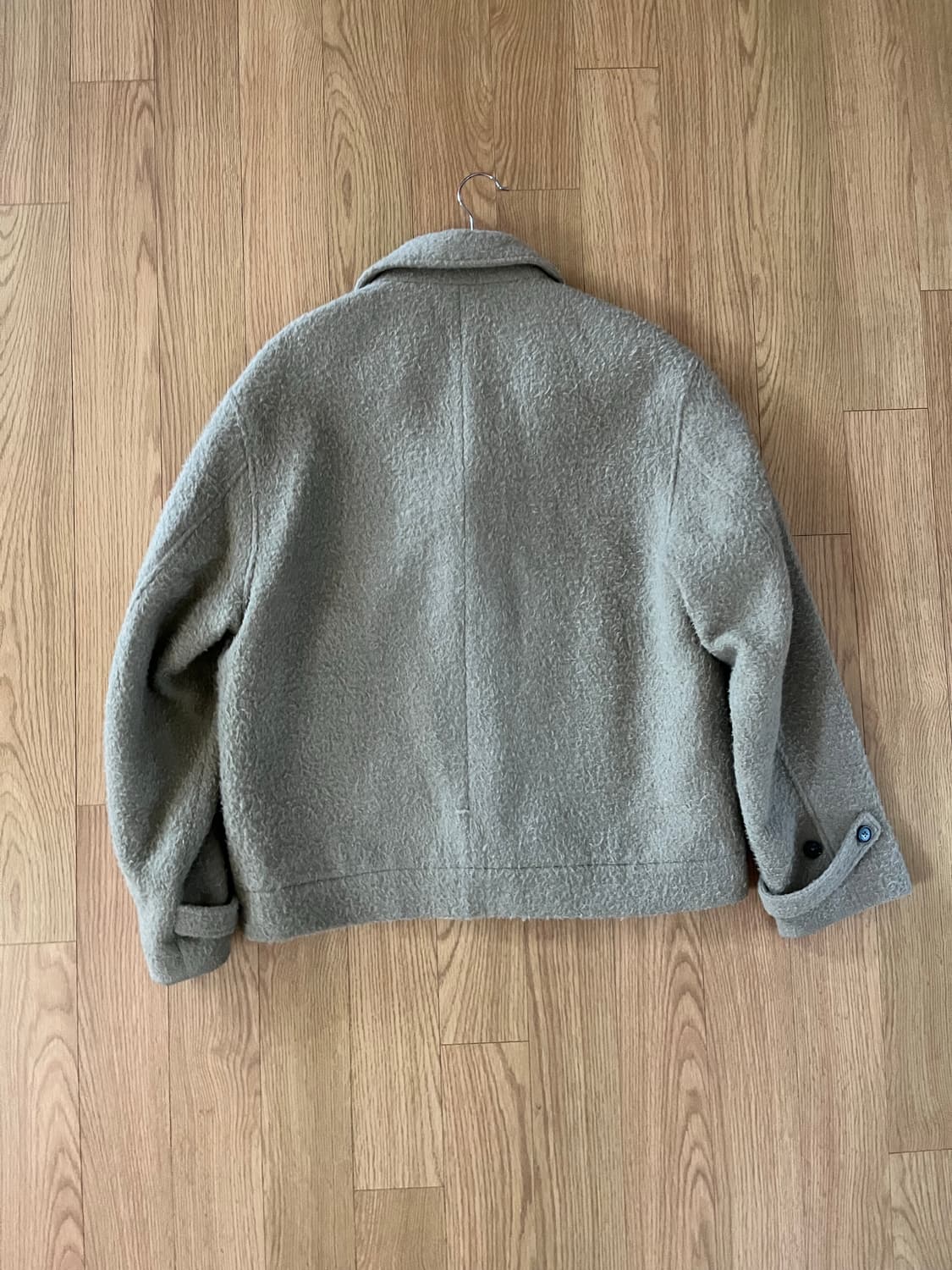 알파카 스프레드 칼라 자켓 ASH BEIGE 상품이미지7