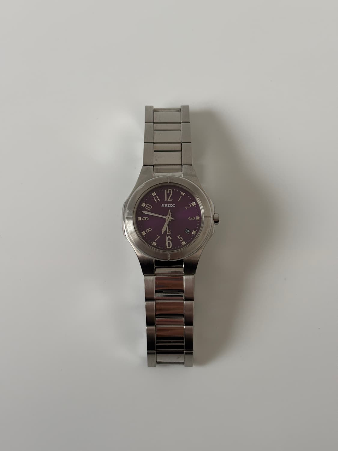 2000s Lukia Purple Dial Silver Quartz 상품이미지3