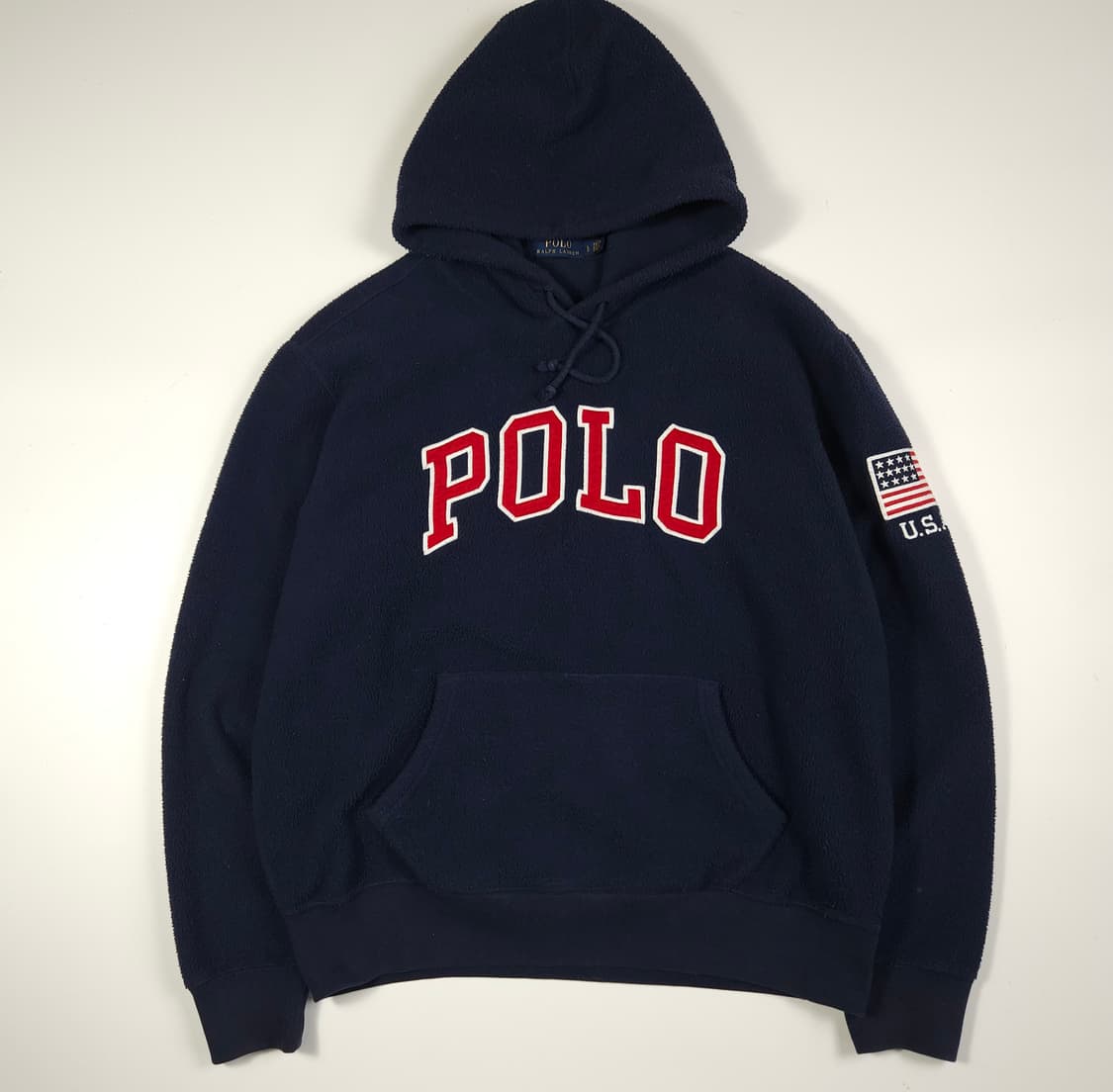 폴로 랄프로렌 빅로고 후리스 후드티 상품이미지1