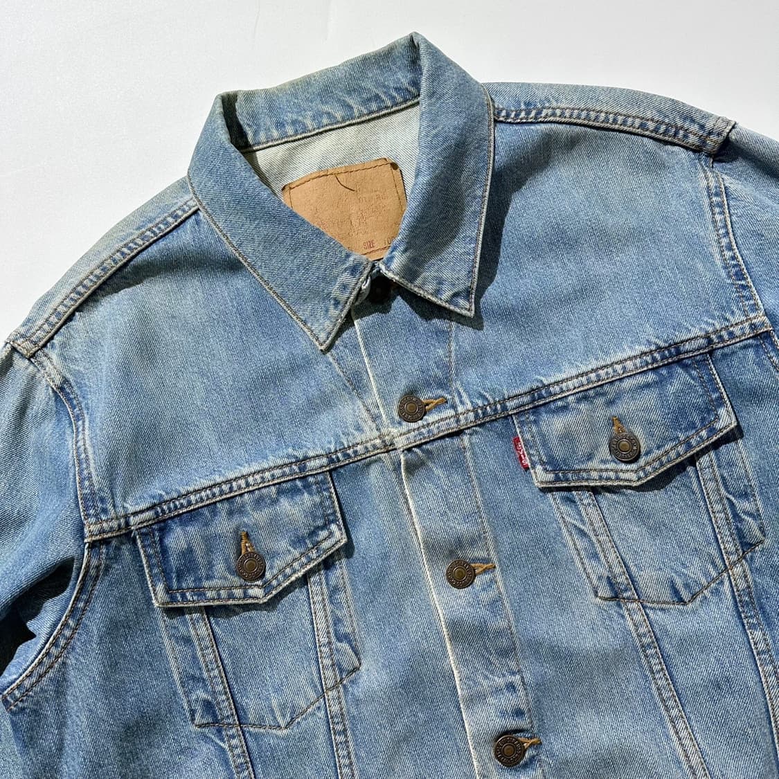 리바이스 워시드 데님 트러커 자켓 상품이미지3
