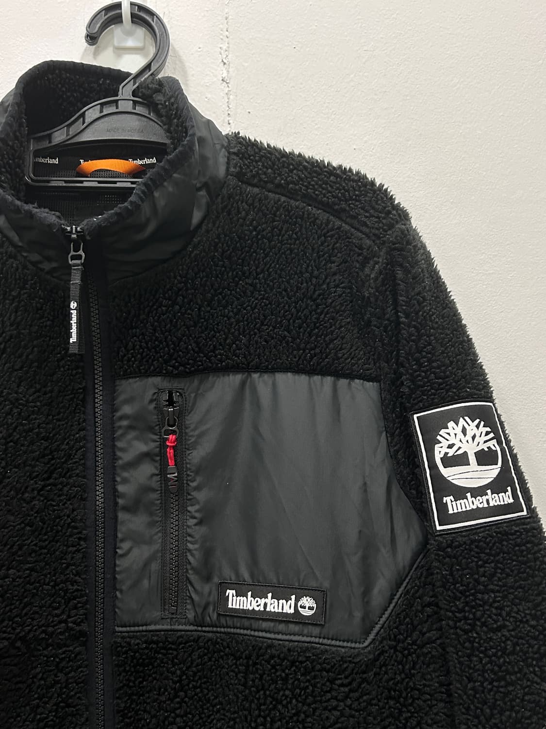 팀버랜드 후리스 패치 집업 자켓 L 상품이미지3