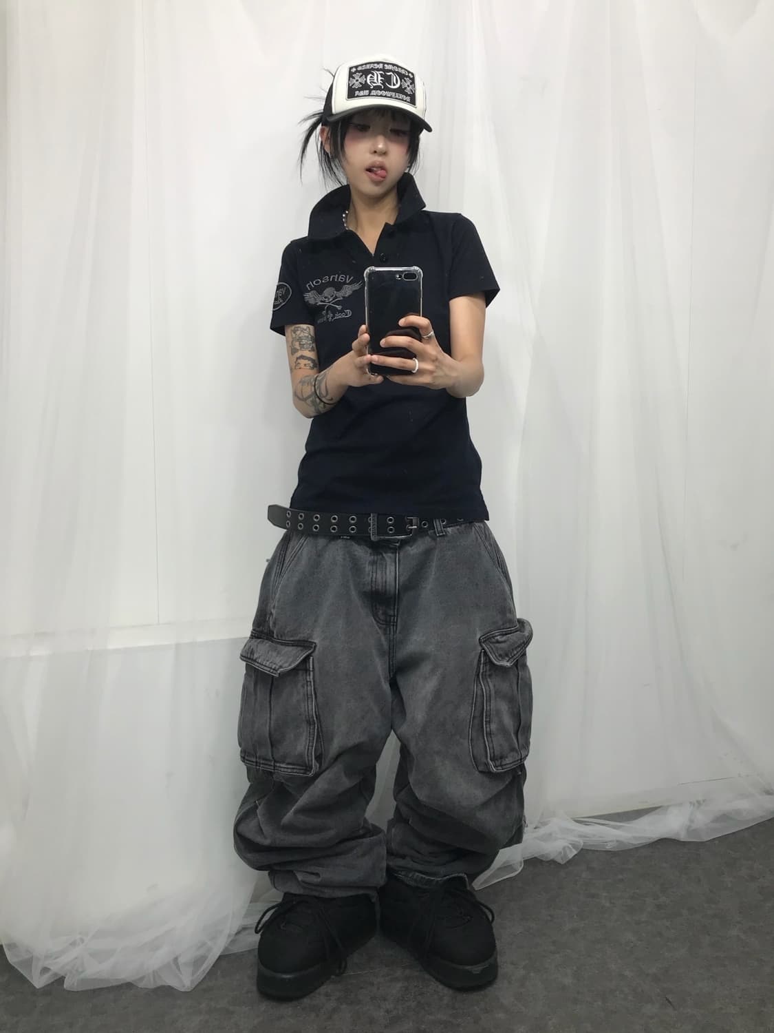 < Vanson X Cook Jeans Collaboration PK T 상품이미지4