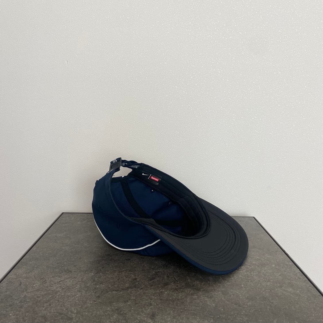 (OS) 슈프림 나이키 에어맥스 콜라보 캠프캡 모자 네이비 상품이미지7