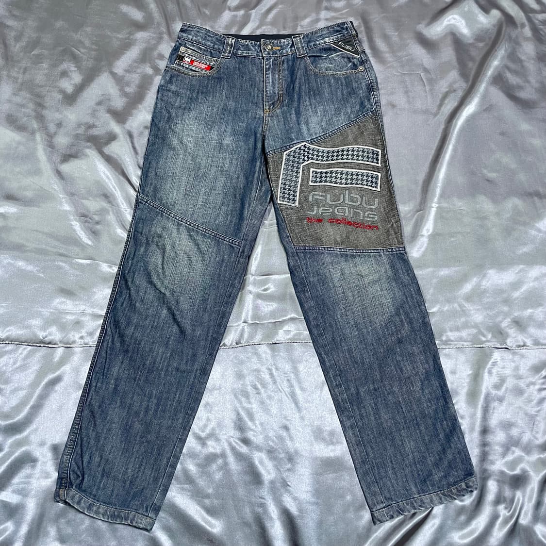 푸부 진 컬렉션 패치 디테일 팬츠 상품이미지4