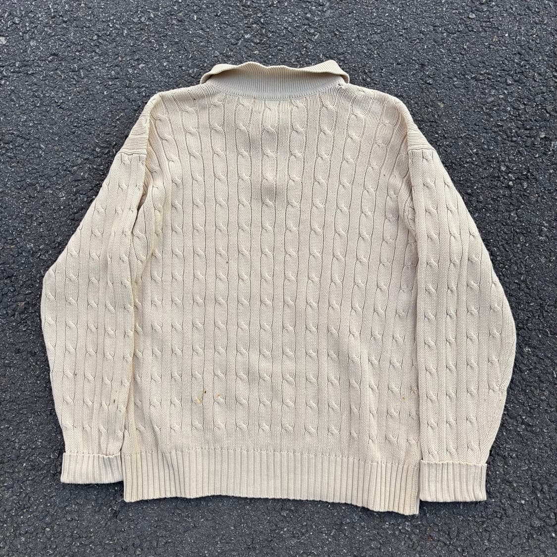 90년대 폴로 랄프로렌 케이블 니트 상품이미지2