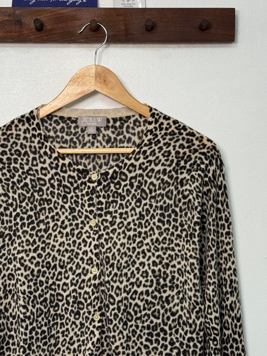 J.crew Leopard Cashmere Cardigan/N102 상품이미지1