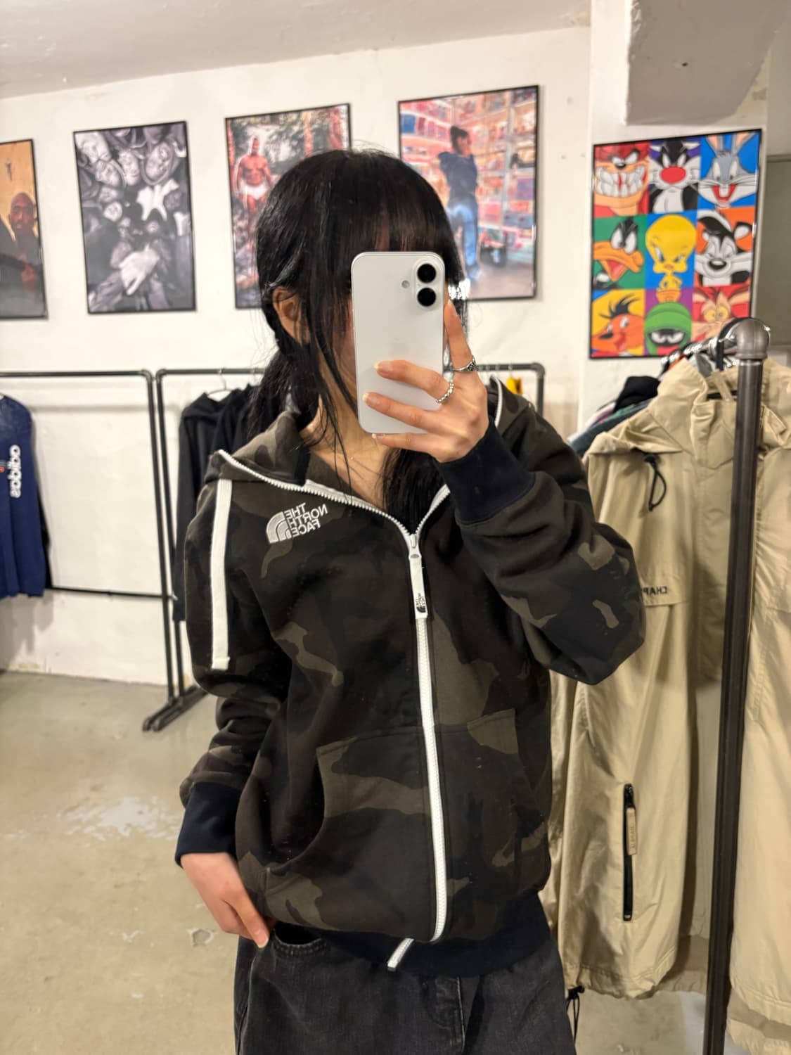 노스페이스 일제 카모 후드집업  상품이미지2