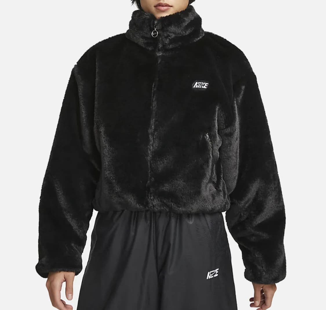 나이키 크롭 퍼 자켓 상품이미지2