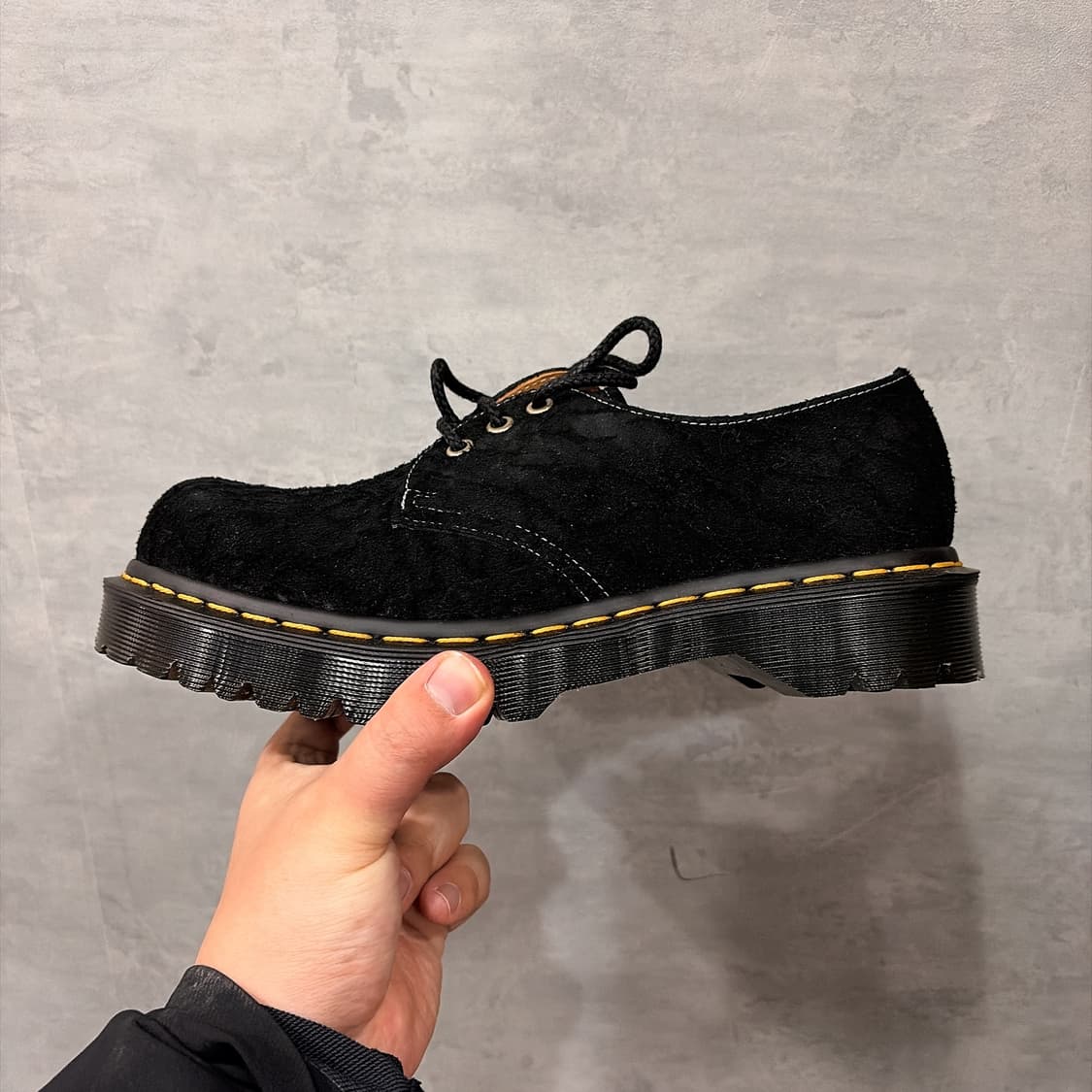 (정품/새상품) 닥터마틴 1461 Bex 블랙 스웨이드 엠보 옥스퍼드 상품이미지3