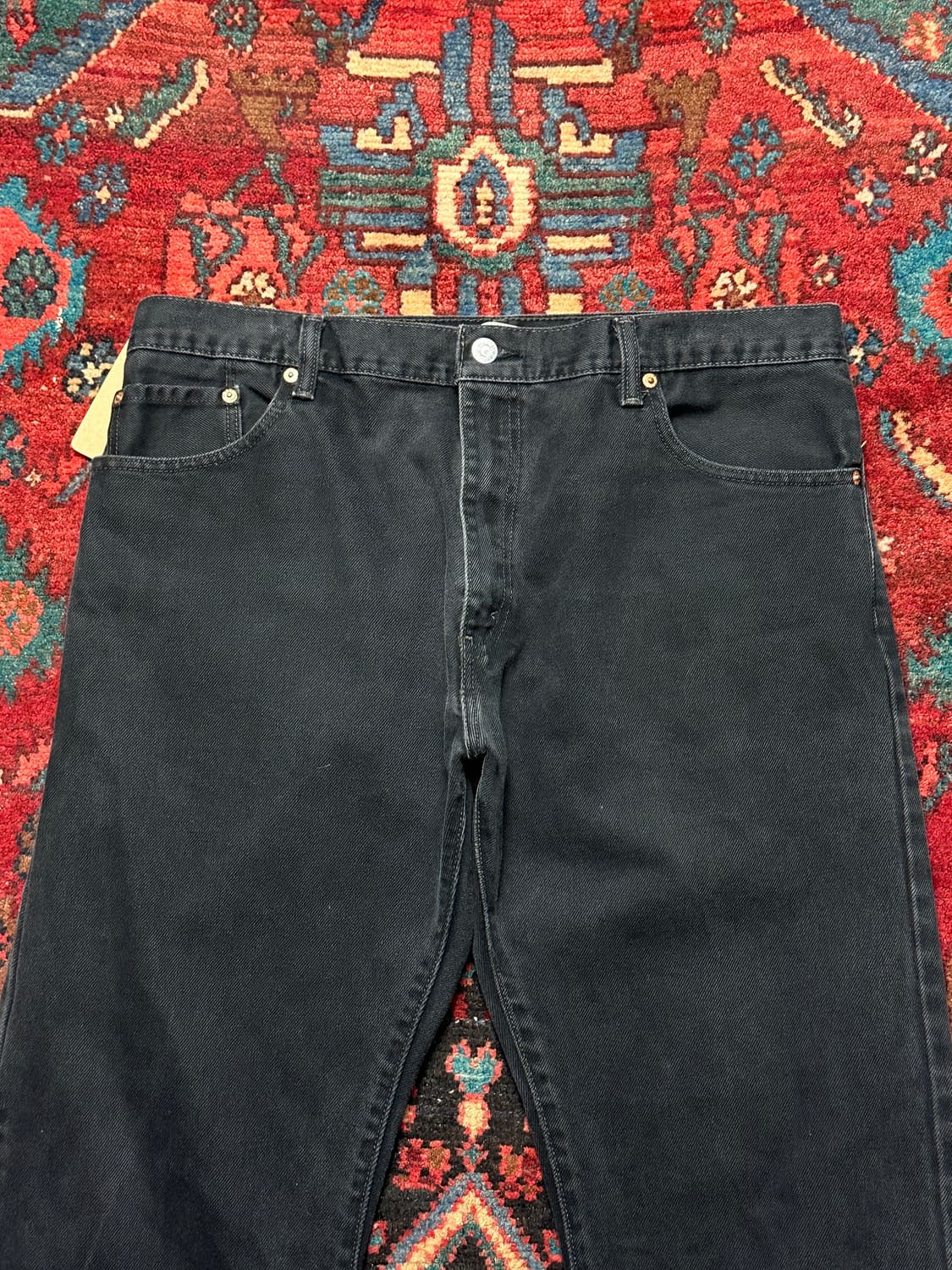 00's 리바이스 517 블랙 부츠컷 플레어진 상품이미지5