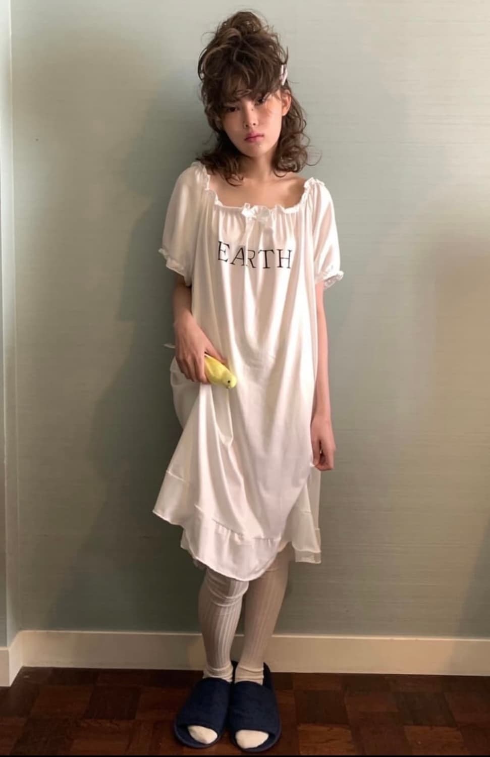 샵페어리 petit lady sleep dress earth 슬립 드레스 상품이미지1