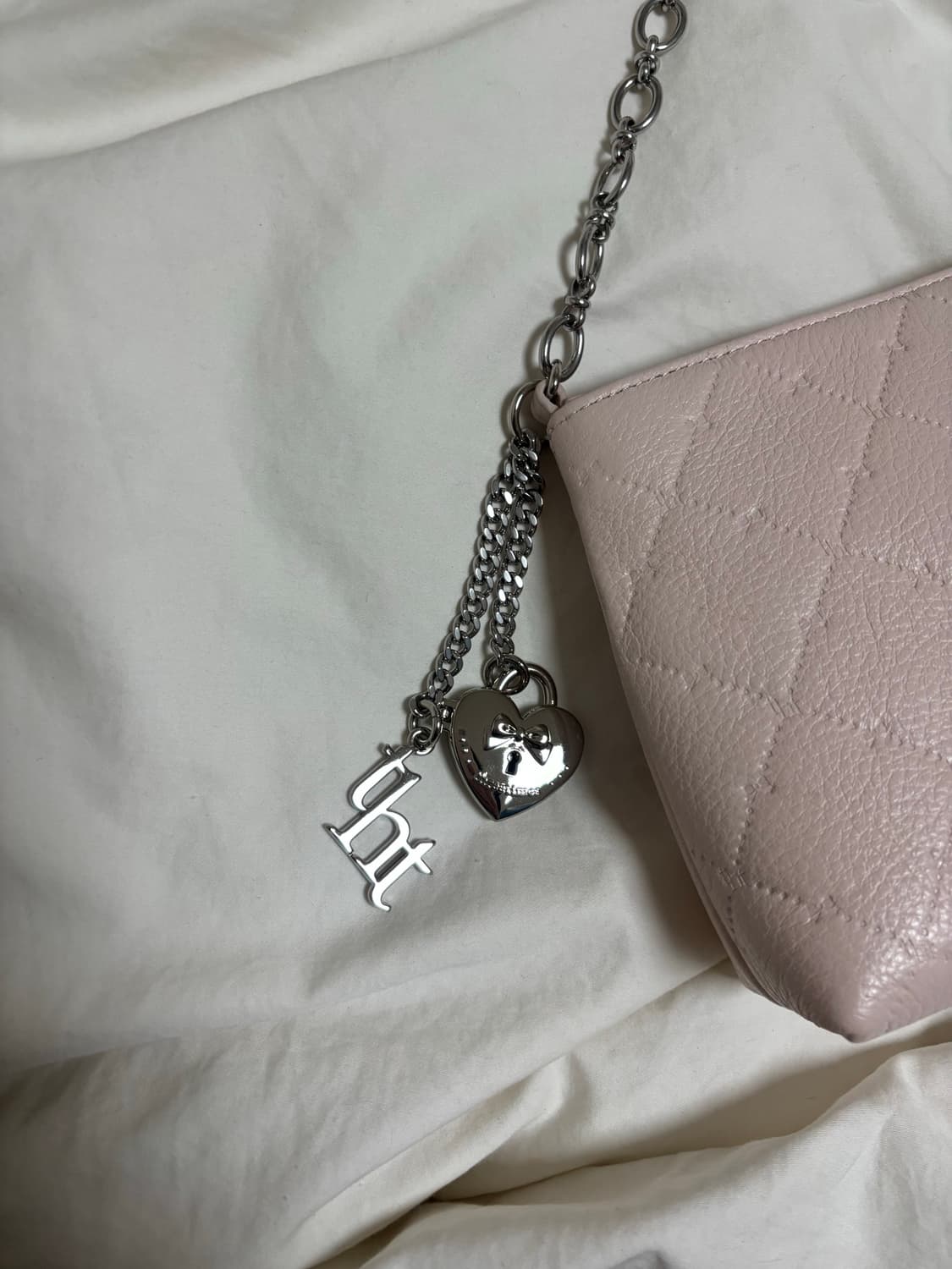 쓰리타임즈 비비 체인백 핑크 상품이미지4