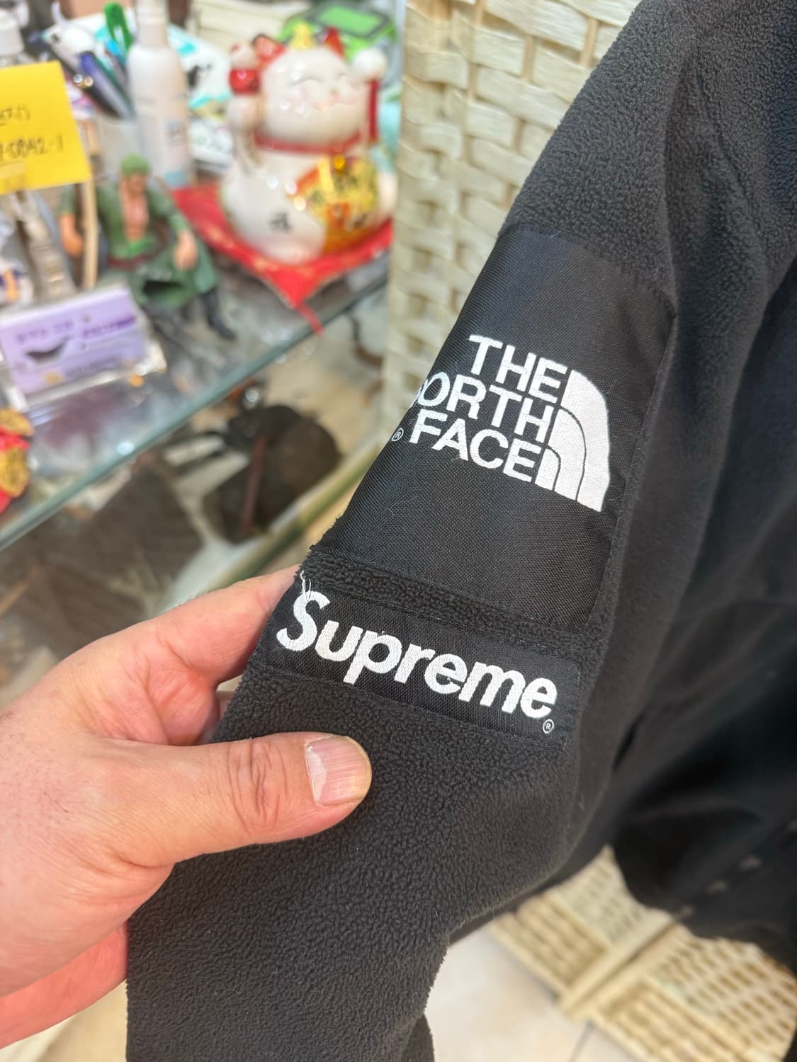 100-105/17ss 정품 노스페이스 +슈프림 익스페디션 플리스자켓  상품이미지2